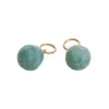 Pair of charms with amazoniet stones 
