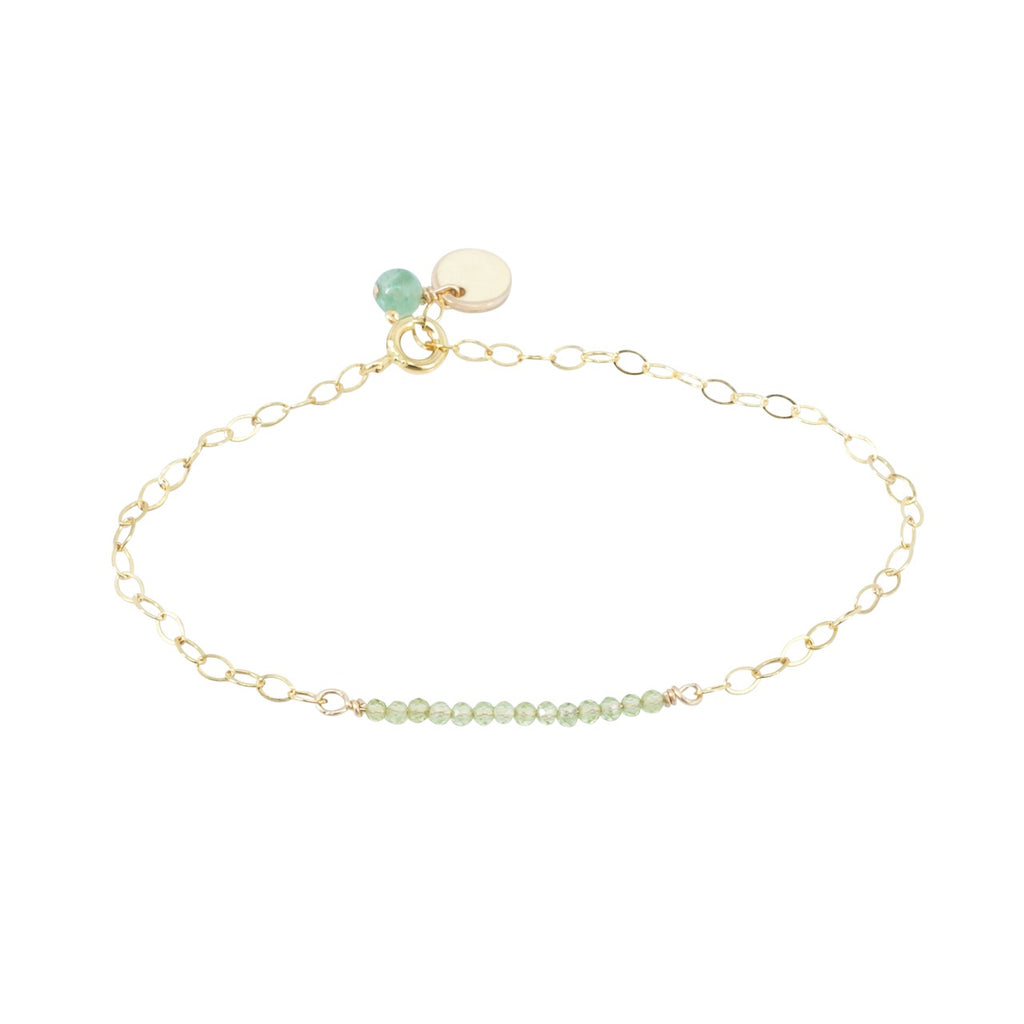 armbandje peridot edelsteen