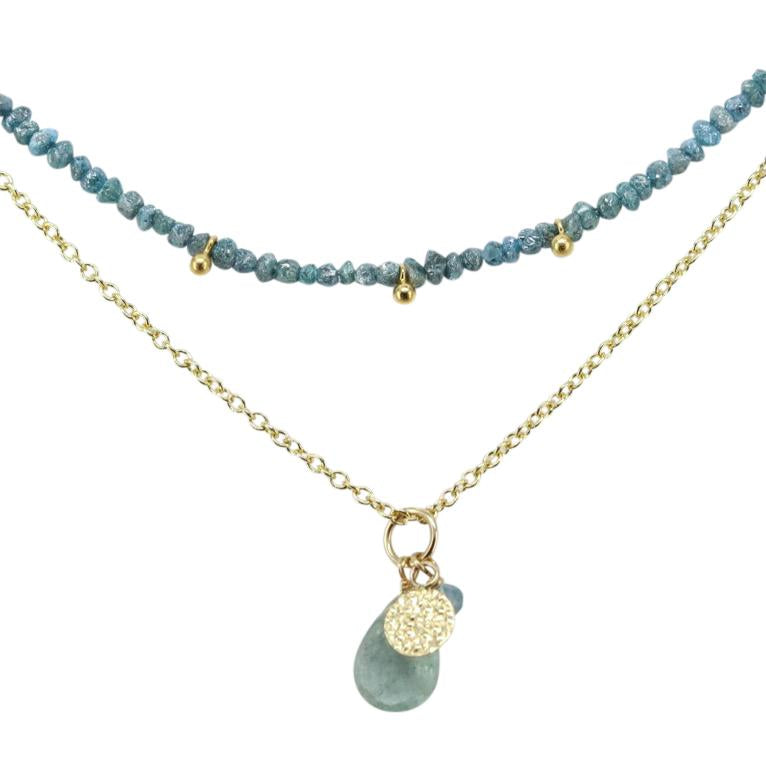 ketting ruwe diamant