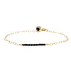 armband zwart spinel